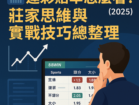 運彩賠率怎麼看？莊家思維與實戰技巧總整理